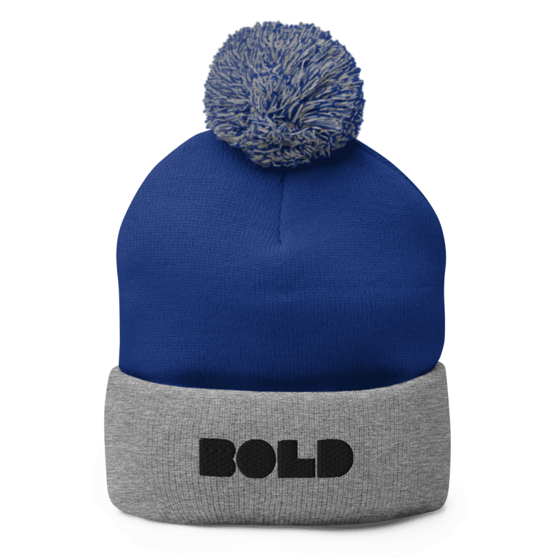 Pom-Pom Knitted Beanie