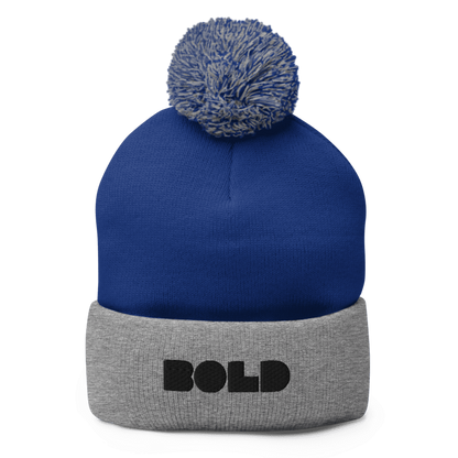 Pom-Pom Knitted Beanie