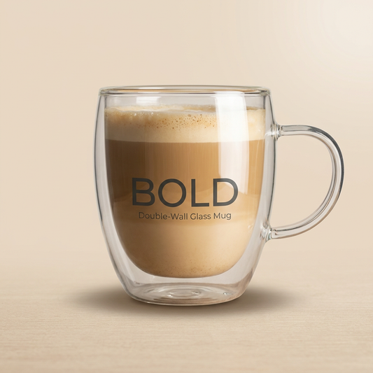 Double-Wall Glass Mug